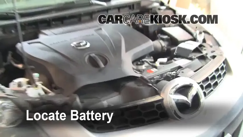 2008 Mazda CX-7 Sport 2.3L 4 Cyl. Turbo Battery Replace